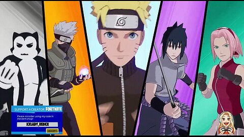 NARUTO AND TEAM 7-Fortnite