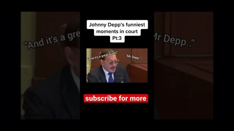 Funny moments from Johnny deep trial #shorts