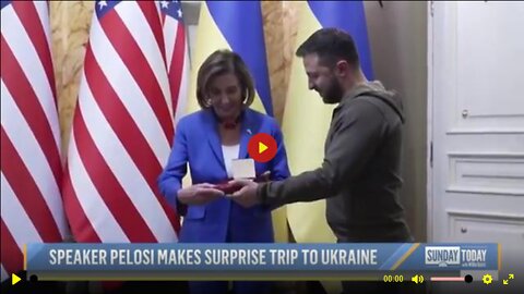 The MSM reporting on Pelosi visit to Ukraine to check how Zelensky spending the US taxpayers $