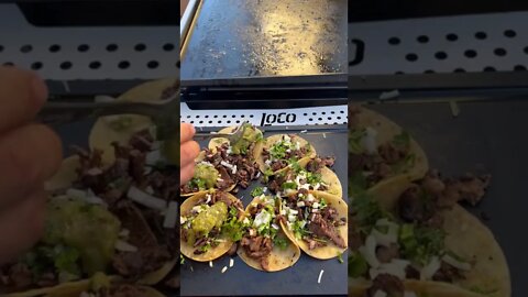 Carne asada tacos on the new loco cookers griddle