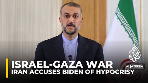 Israel-Gaza war: Iran accuses Biden of hypocrisy, denies directing Hamas