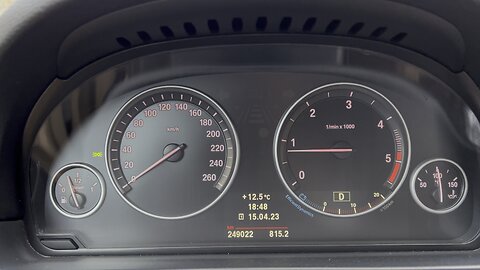 BMW 520d F11 0-100 km/h