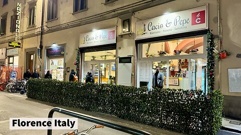 Cacio e Pepe in Florence Italy