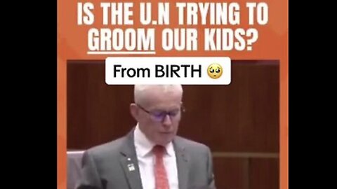 Australian Senator exposes WHO & UN child grooming agenda