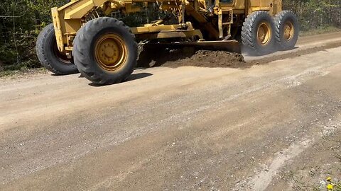 Road Grading. This is life in the back country.