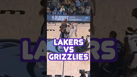 #7 LAKERS at #2 GRIZZLIES Highlights! - LEBRON WINS! #shorts