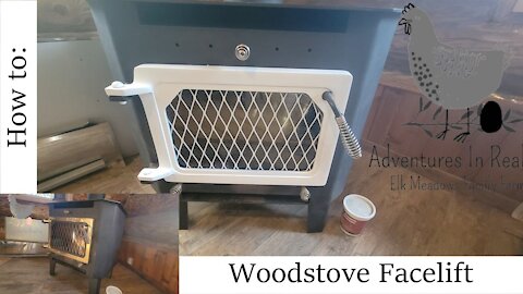 $6 WOODSTOVE MAKEOVER!!