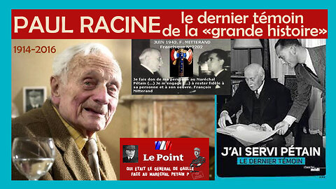 Paul RACINE ex- secrétaire de Pétain et Pierre HILLARD (Hd 720)