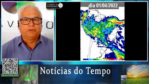 Previsão do tempo mostra chuva e virada da temperatura neste final de semana