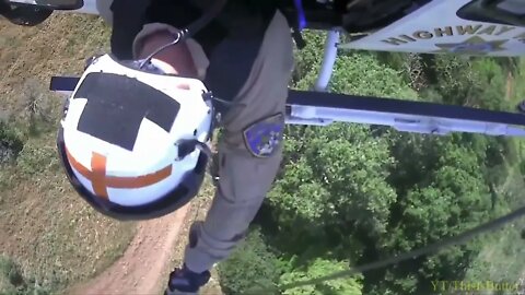 Injured hiker hoisted by CHP helicopter within Skyline Park