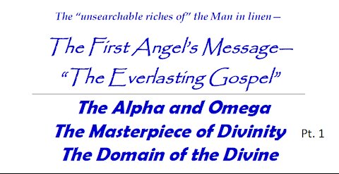 Alpha Omega Masterpiece of Divinity Domain of the Divine – Pt 1 (50) Five Agendas