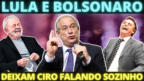 Lula e Bolsonaro ignoram ataques de Ciro Gomes- Ciranha só debateu com comediante