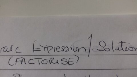 GCSE MATHEMATICS - ALGEBRAIC EXPRESSION/SOLUTIONS III.