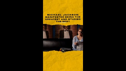 @michaeljackson Manifested being the best and studied the best