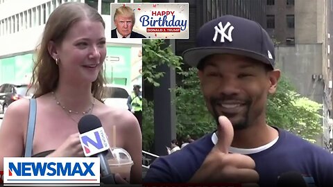 WATCH: New Yorkers wish Donald Trump a happy birthday | National Report