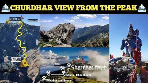 Mountain View From the Top Lord Shiva Temple