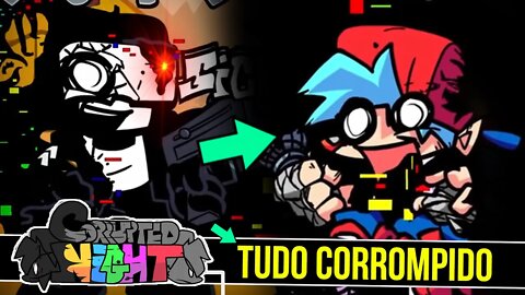 Corrupção ENLOQUECEU no Friday Night Funkin | VS Corrupted Night #shorts