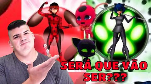 REACT NOVOS PORTADORES DOS MIRACULOUS (A Escolha dos Kwamis Teoria) 🐞🐱 - MELHOR DO MUNDO