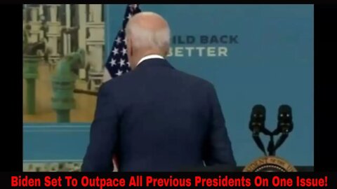 Biden Set To Outpace All Previous Presidents On At Least One Issue!