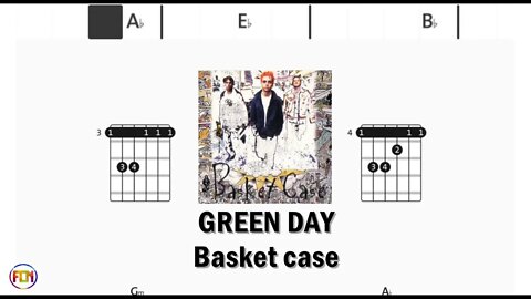 GREEN DAY Basket case - (Chords & Lyrics like a Karaoke) HD