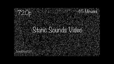 Get Into Focus With 45 Minutes Of Static Sounds