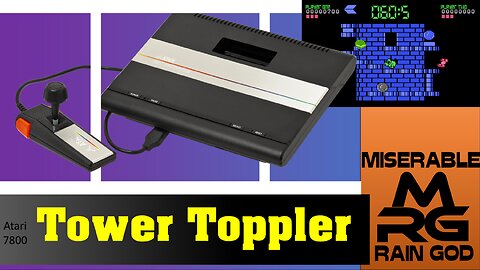 MRGPlays Tower Toppler (Atari 7800) -- Retro Let’s Play and Reminiscence