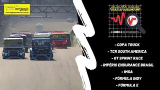 Análise High Speed | Copa Truck | TCR SA | GT Sprint Race | Endurance BR | IMSA | Indy | Fórmula E