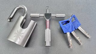 [1397] Kawaha Stainless Padlock Picked (Model 21/40WF)