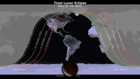 Where to see Total Lunar Eclipse