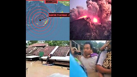 INDONESIA HIT BY 7.8 QUAKE-MASSIVE FLOODS-VOLCANIC ERUPTIONS*WETTEST 10 DAYS IN SAN FRAN SINCE 1871!