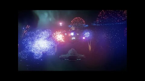 Star Citizen Firework on Jericho station #short