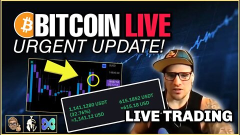 Urgent BTC Update | LIVE Trading & Analysis