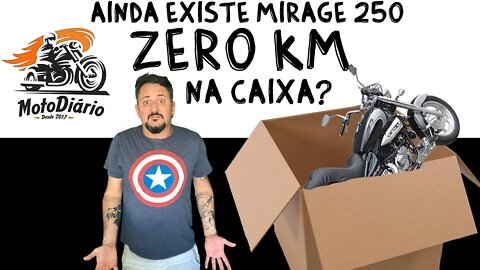 Ainda EXISTE MIRAGE 250 ZERO KM para vender? Achei algumas 2011 ZERO KM na caixa