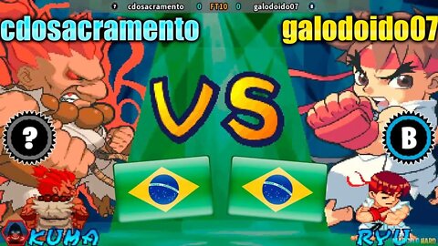 Super Gem Fighter Mini Mix (cdosacramento Vs. galodoido07) [Brazil Vs. Brazil]