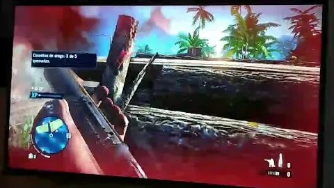 Jugando Far Cry 3 en una Playstation 3