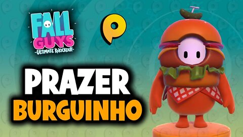 Live de Fall Guys - Prazer Burguinho