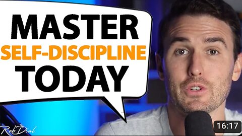 How To Be More DISCIPLINED (Secrets For MASTERING Self Control TODAY) | Rob Dial