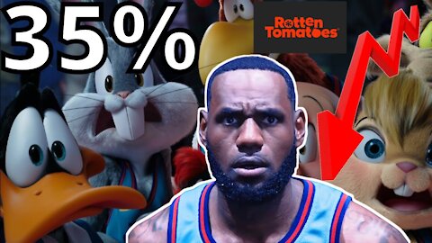 Space Jam A New Legacy PLUMMETS to 35% from WOKE Critics on Rotten Tomatoes! Lebron James FAILS!