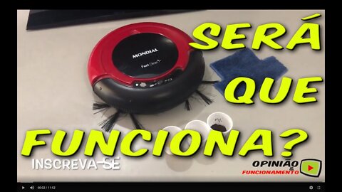 Aspirador Robô Mondial RB-01 Fast Clean - será que funciona mesmo 1 ano usando!