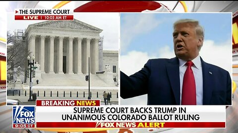 SCOTUS Rules UNANIMOUSLY That Trump Can't Be Kicked Off The Ballot