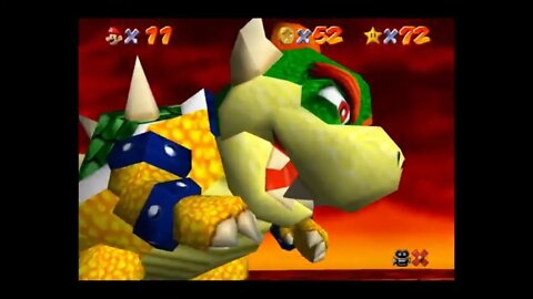 Super Mario 3D All-Stars - Super Mario 64 Hatless Challenge - Part 7: So Long, Flaming Bowser!