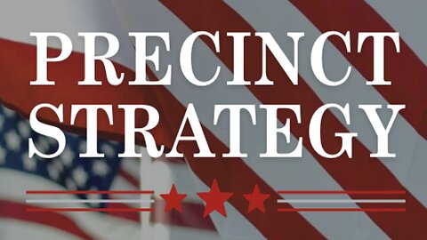 Precinct Strategy weekly meeting - May 16, 2023