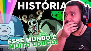 REAGINDO A História COMPLETA || Hora de Aventura (versão 2019)