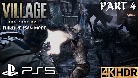 Resident Evil Village Third Person Mode Part 4 | PS5, PS4 | 4K HDR | Winters' Expansion