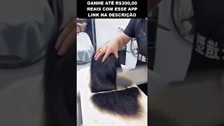 precisa ter coragem pra cortar o cabelo com facão 😱😱😱