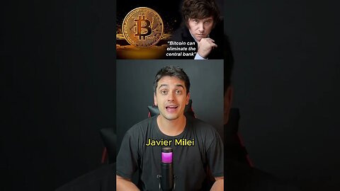 Javier Milei pro Bitcoin! #bitcoin #argentina #eleicoesargentina #javiermilei #milei #btc #cripto