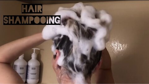 ASMR Hair Shampooing in the Shower!