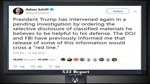 PANIC, FEAR, Red Lines, Hidden Messages In Tweets - Episode 1668b - X22Report - 2018