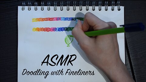 ASMR Doodling | Drawing Sounds | Lid sounds | (No Talking)