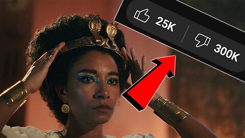 WOKE Cleopatra trailer gets DESTROYED on YouTube! Netflix DISABLES comments!